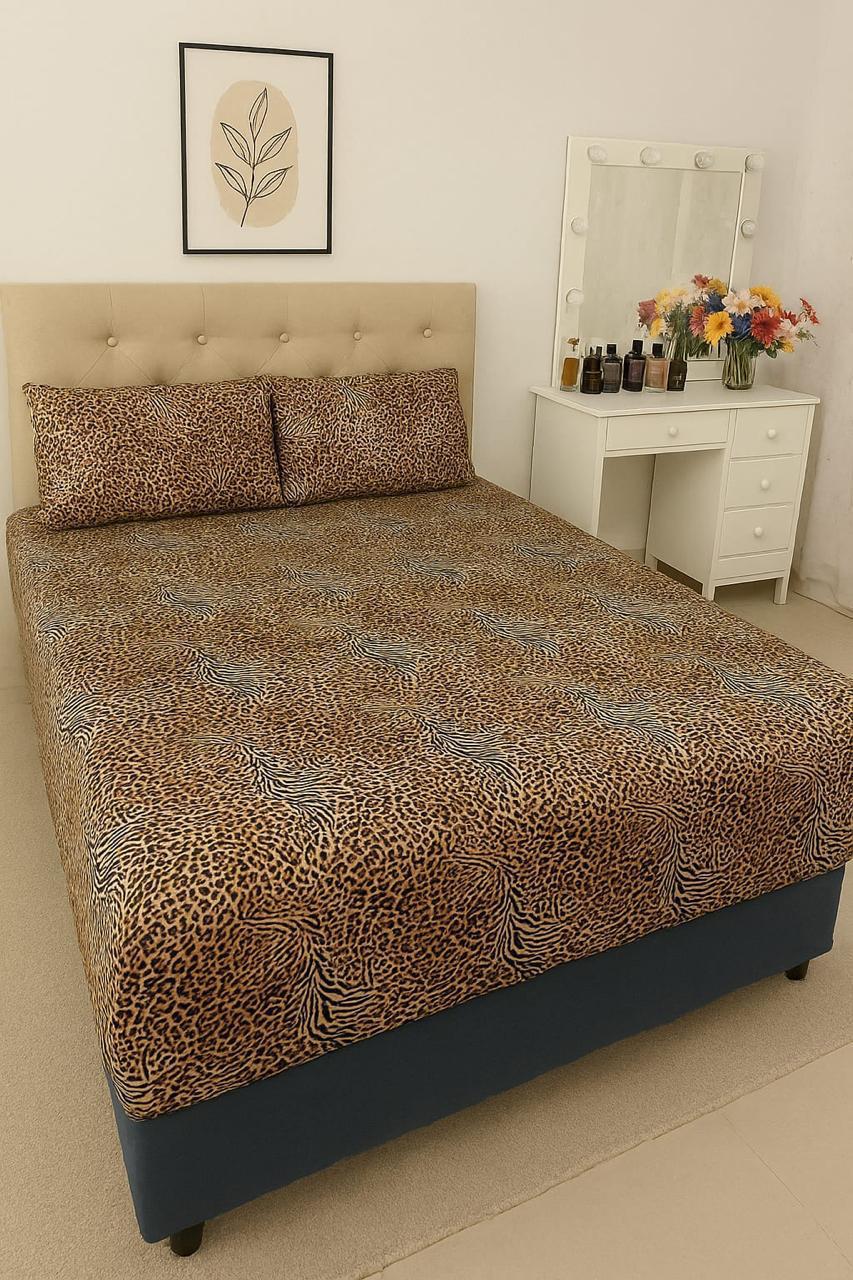 Luvas casal suede com fronhas