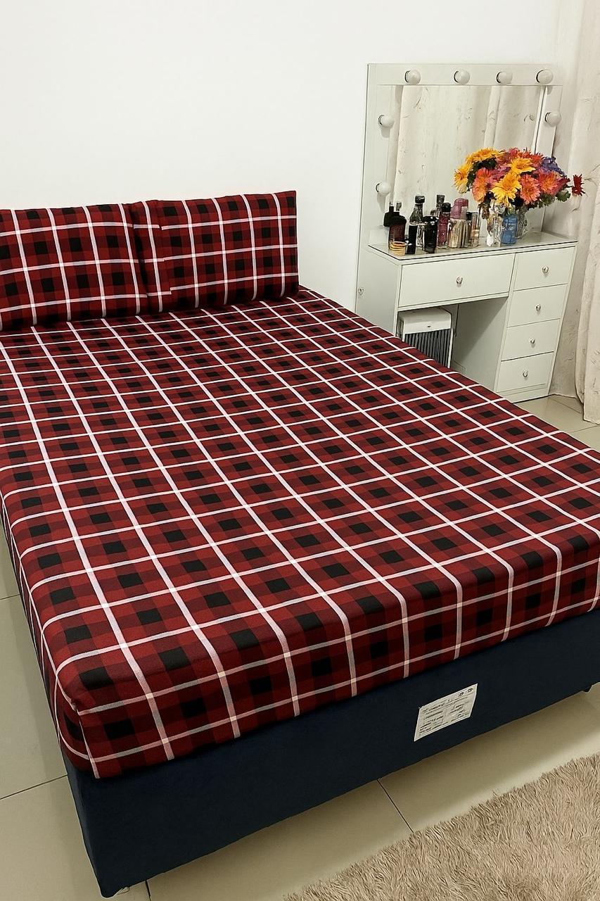 Luvas casal suede com fronhas