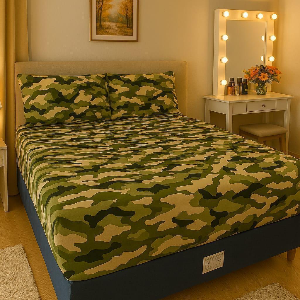 Luvas casal suede com fronhas